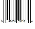 Barcode Image for UPC code 049000551334