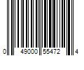 Barcode Image for UPC code 049000554724