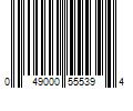 Barcode Image for UPC code 049000555394