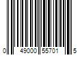 Barcode Image for UPC code 049000557015