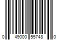 Barcode Image for UPC code 049000557480