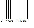 Barcode Image for UPC code 0490021113818