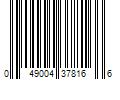 Barcode Image for UPC code 049004378166