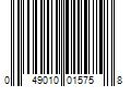 Barcode Image for UPC code 049010015758