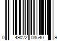 Barcode Image for UPC code 049022035409