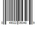 Barcode Image for UPC code 049022053489