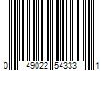 Barcode Image for UPC code 049022543331. Product Name: 