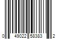 Barcode Image for UPC code 049022583832