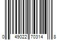 Barcode Image for UPC code 049022703148