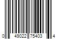 Barcode Image for UPC code 049022754034