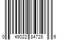 Barcode Image for UPC code 049022847286