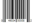 Barcode Image for UPC code 049034000082