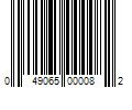 Barcode Image for UPC code 049065000082