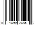 Barcode Image for UPC code 049069000057