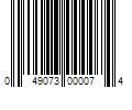 Barcode Image for UPC code 049073000074