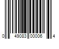 Barcode Image for UPC code 049083000064