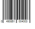 Barcode Image for UPC code 0490851004003