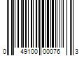 Barcode Image for UPC code 049100000763