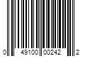 Barcode Image for UPC code 049100002422