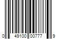 Barcode Image for UPC code 049100007779