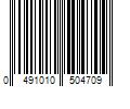 Barcode Image for UPC code 0491010504709