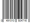 Barcode Image for UPC code 0491010504716