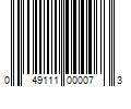 Barcode Image for UPC code 049111000073