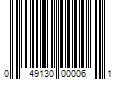 Barcode Image for UPC code 049130000061