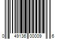 Barcode Image for UPC code 049136000096