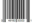 Barcode Image for UPC code 049160000031