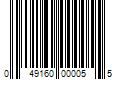 Barcode Image for UPC code 049160000055