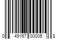 Barcode Image for UPC code 049167000058