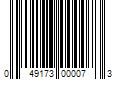 Barcode Image for UPC code 049173000073