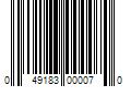 Barcode Image for UPC code 049183000070