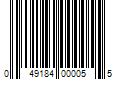 Barcode Image for UPC code 049184000055