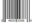 Barcode Image for UPC code 049200003886