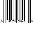 Barcode Image for UPC code 049200004470