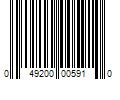 Barcode Image for UPC code 049200005910