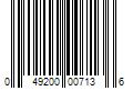 Barcode Image for UPC code 049200007136