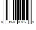 Barcode Image for UPC code 049200009659