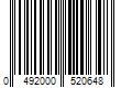 Barcode Image for UPC code 0492000520648