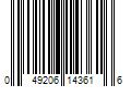 Barcode Image for UPC code 049206143616. Product Name: CRAFTSMAN 24-in Lawn and Leaf Rake | CMXMLBA0800