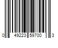 Barcode Image for UPC code 049223597003