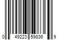 Barcode Image for UPC code 049223598369