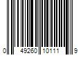 Barcode Image for UPC code 049260101119