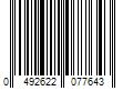 Barcode Image for UPC code 0492622077643