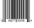 Barcode Image for UPC code 049277000054