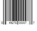 Barcode Image for UPC code 049278000077