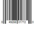 Barcode Image for UPC code 049288017720