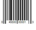 Barcode Image for UPC code 049300000013